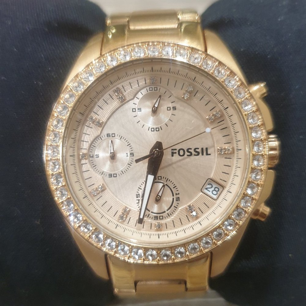 Fossil Goldtone Watch (Authentic)